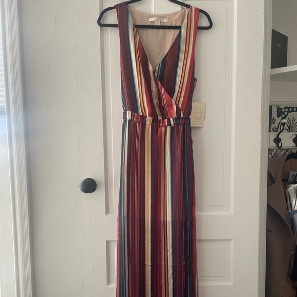 NWT Boston Proper Striped Dress Size M - Picture 2 of 9